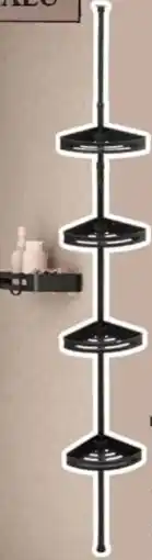La Foir'Fouille Étagère de douche téléscopique blackalu offre