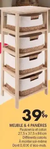 La Foir'Fouille Meuble & 4 panières offre