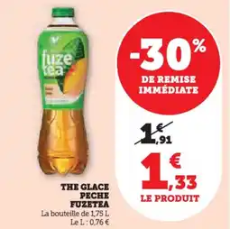 Hyper U The glace peche fuzetea offre