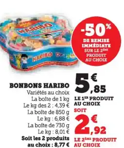 Hyper U Bonbons haribo offre