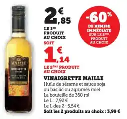 Hyper U Vinaigrette maille offre