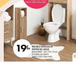 La Foir'Fouille Meuble dérouleur 99 papier wc holm offre