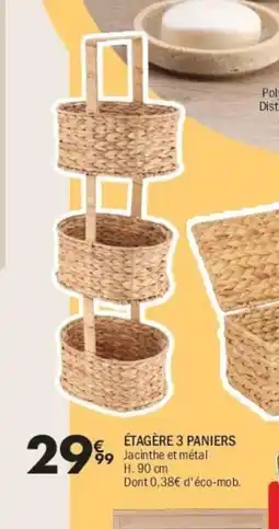 La Foir'Fouille Étagère 3 paniers offre