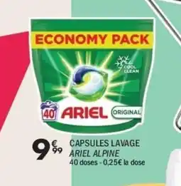 La Foir'Fouille ARIEL Capsules lavage offre