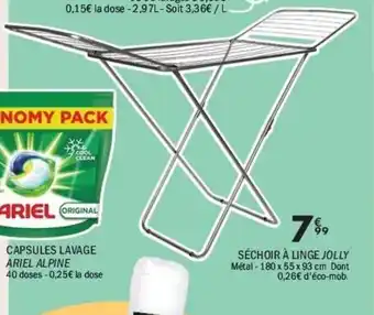 La Foir'Fouille Séchoir à linge jolly offre