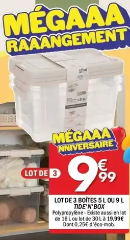 La Foir'Fouille Lot de 3 boîtes offre