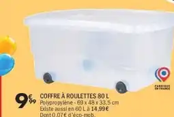La Foir'Fouille Coffre à roulettes offre