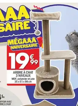 La Foir'Fouille Arbre à chat 3 niveaux offre