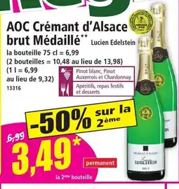 Norma AOC Crémant d'Alsace brut Médaillé offre