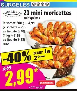 Norma POULAILLON 20 mini moricettes offre