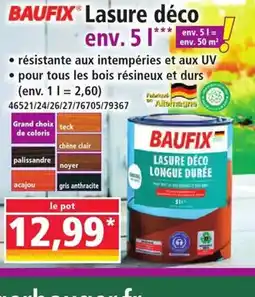 Norma BAUFIX Lasure déco offre