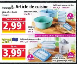 Norma Article de cuisine offre