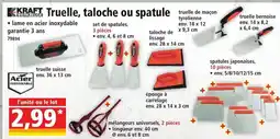 Norma Truelle taloche ou spatule offre