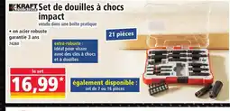 Norma KRAFT Set de douilles à chocs offre