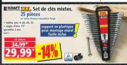 Norma kRAFT Set de clés mixtes offre