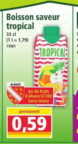 Norma Boisson saveur tropical offre