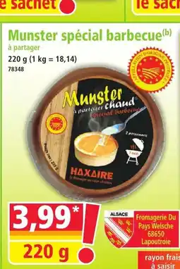 Norma Munster spécial barbecue offre