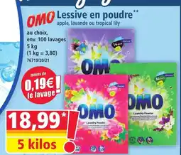 Norma OMO Lessive en poudre offre