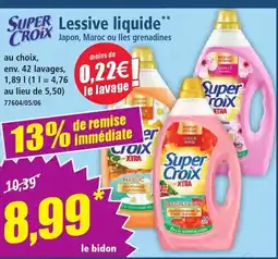 Norma SUPER CROIX Lessive liquide offre