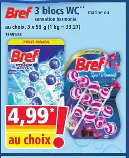 Norma BREF 3 bloc WC offre