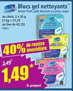 Norma SAUBERMAX Blocs gel nettoyants offre