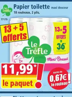 Norma LE TREFLE Papier toilette offre