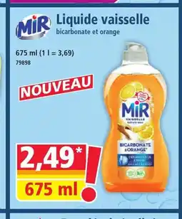Norma MIR Liquide vaisselle offre