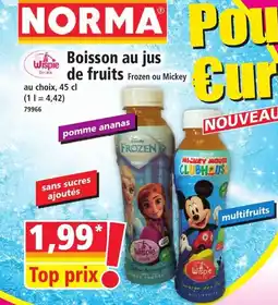 Norma Boisson au jus de fruits offre