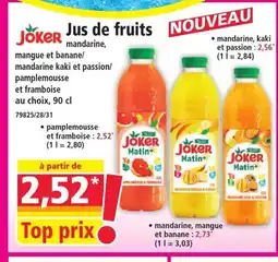Norma JOKER Jus de fruits offre
