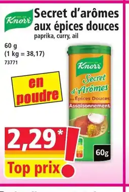 Norma KNORR Secret d'arômes aux épices douceSecret offre