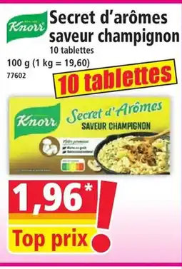 Norma KNORR Secret d'arômes saveur champignon offre