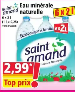 Norma SAINT AMAND Eau minérale naturelle offre