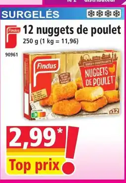 Norma FINDUS 12 nuggets de poulet offre