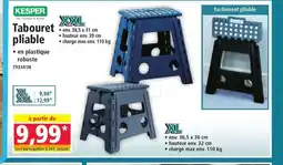 Norma Tabouret pliable offre