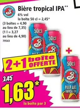 Norma Bière tropical IPA offre
