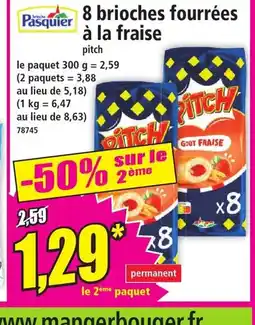 Norma PASQUIER 8 brioches fourrées à la fraise offre