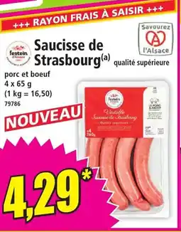 Norma Saucisse de Strasbourg offre
