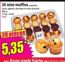 Norma 20 mini-muffins panachés offre
