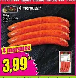 Norma 4 merguez offre
