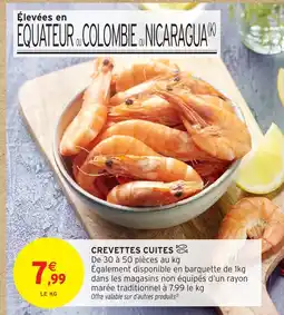 Intermarché Hyper Crevettes cuites offre