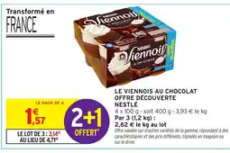Intermarché Hyper NESTLÉ Le viennois au chocolat offre découverte offre