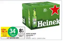 Intermarché Hyper HEINEKEN Bière blonde offre