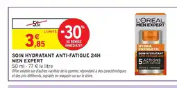 Intermarché Hyper Soin hydratant anti-fatigue 24h offre