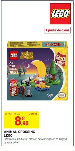 Intermarché Hyper LEGO Animal crossing offre