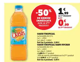 Hyper U OASIS Tropical offre