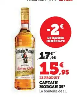 Hyper U CAPTAIN MORGAN 35° offre