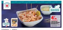 Hyper U Crevettes decortiquees nature u offre
