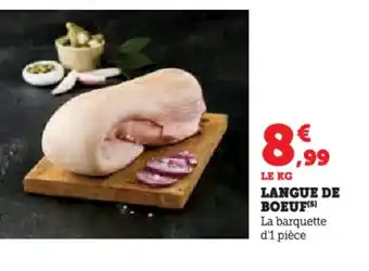 Hyper U Langue de boeuf offre