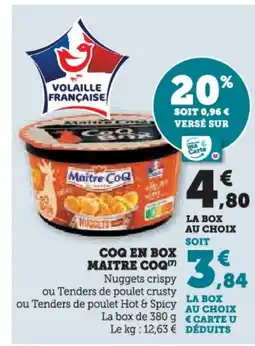 Hyper U MAITRE COQ Coq en box offre