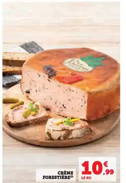 Hyper U Crème forestière offre